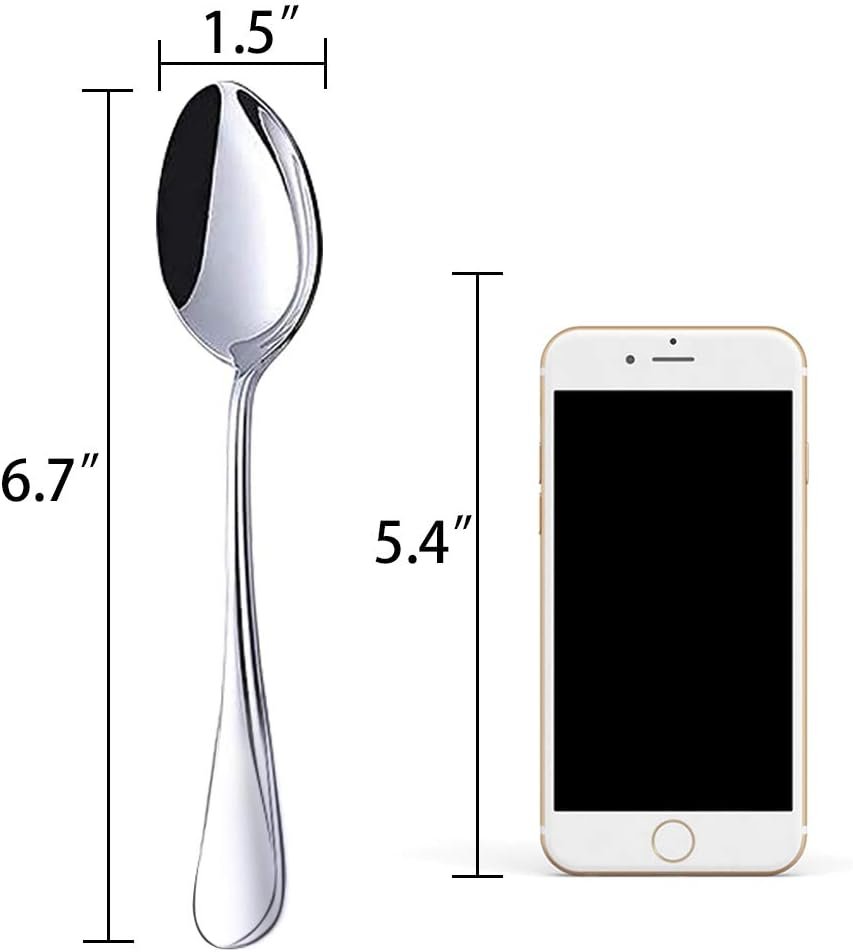 6-Piece Stainless Steel Teaspoons - Image 2