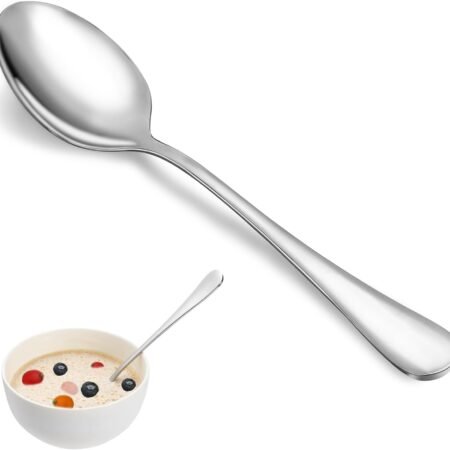 16-Piece 7.3-Inch 18/10 Stainless Steel Dinner Spoon Set