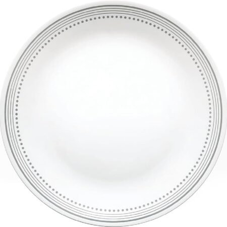 4-Piece 10.25-Inch Mystic Gray Glass Dinner Plates