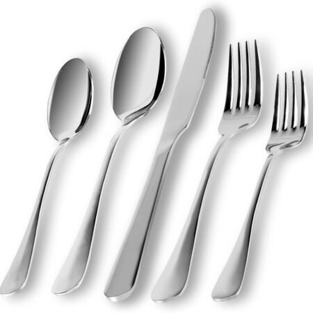 20-Piece Stainless Steel Flatware Set Service for 4