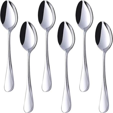 6-Piece Stainless Steel Teaspoons