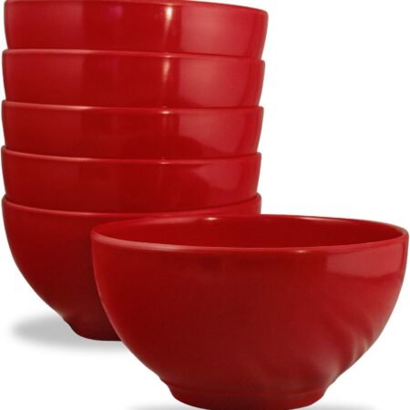 Red 16oz Bowl Set of 6