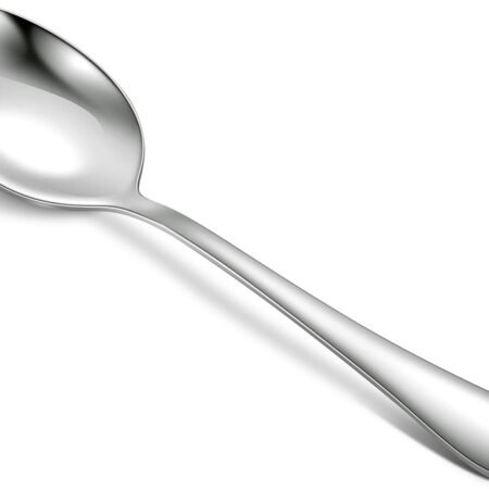 12-Piece 7.3-Inch Stainless Steel Dinner Spoons