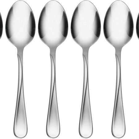 6-Piece Stainless Steel Teaspoon Set