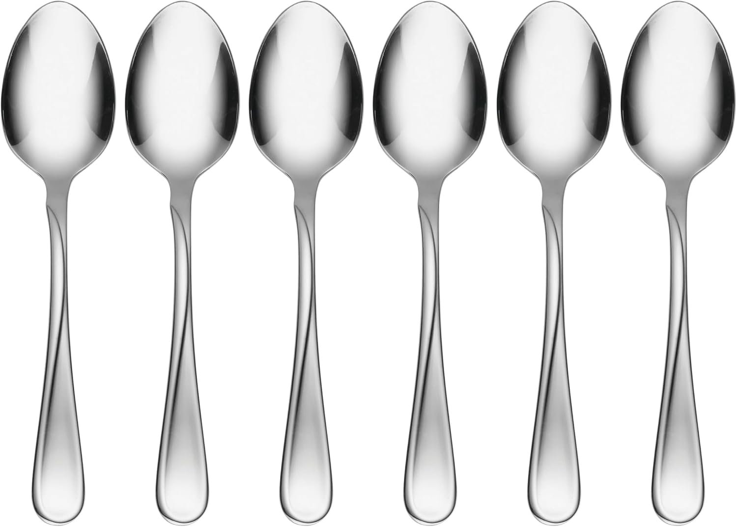6-Piece Stainless Steel Teaspoon Set