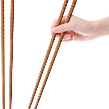2-Pair 16.5-Inch Wooden Cooking Chopsticks