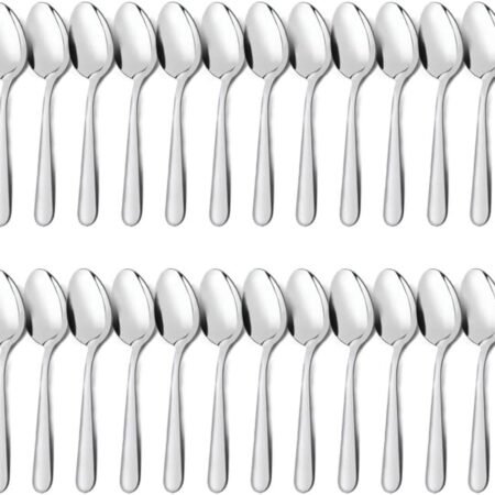 24-Piece 6.7-Inch Stainless Steel Dinner Spoons