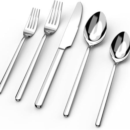 20-Piece 18/10 Stainless Steel Flatware Set Service for 4