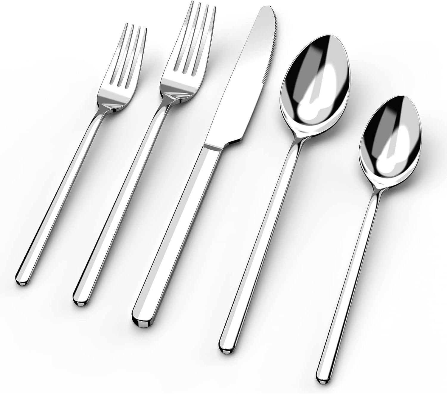 20-Piece 18/10 Stainless Steel Flatware Set Service for 4