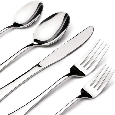 40-Piece Heavy Duty Stainless Steel Flatware Set Service for 8
