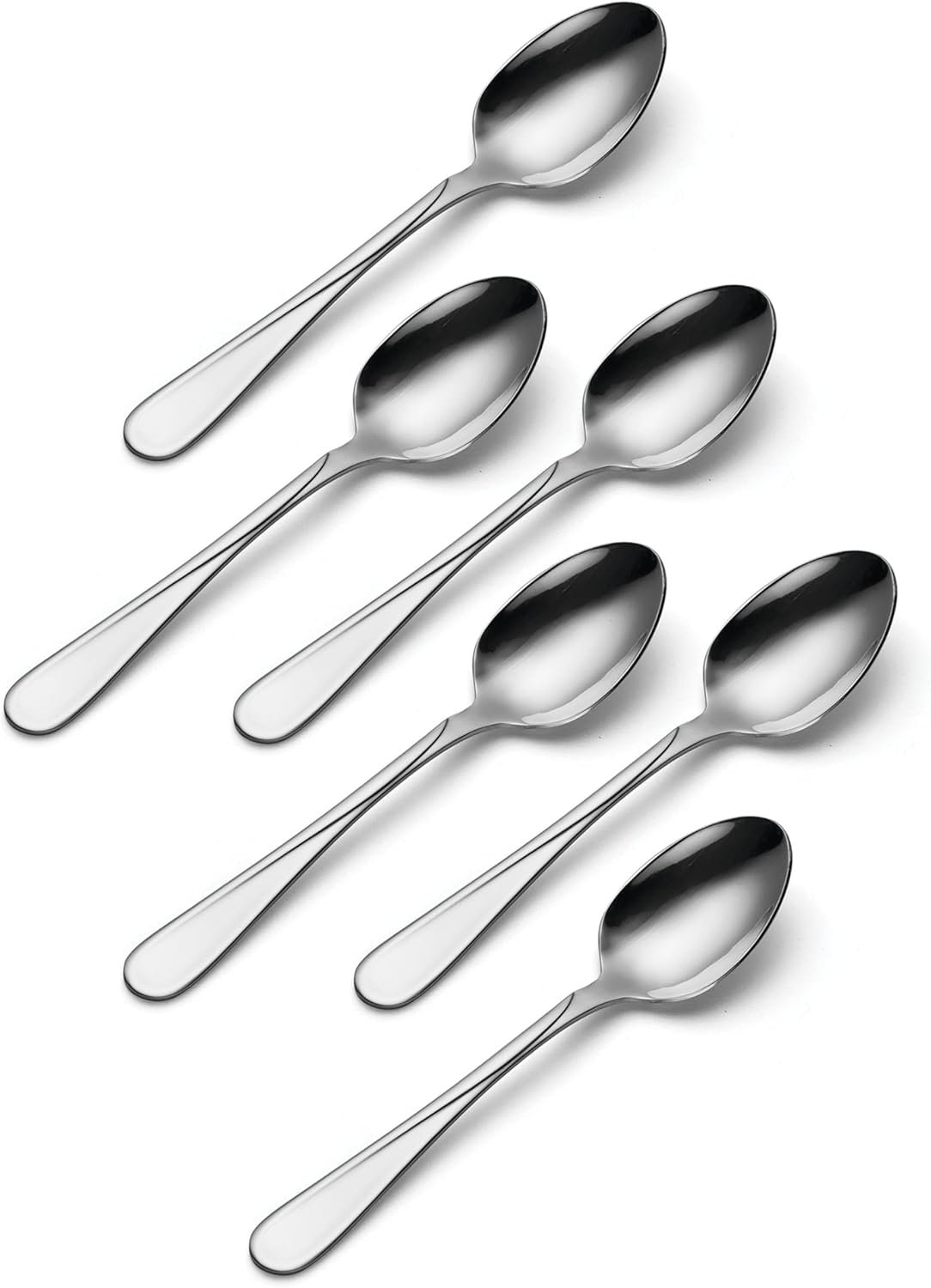 6-Piece Stainless Steel Teaspoon Set - Image 2