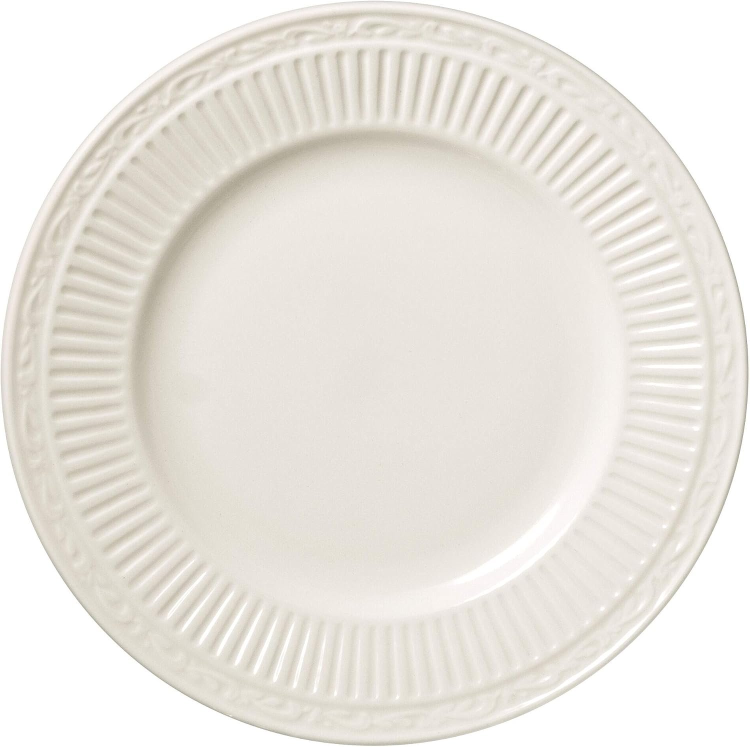 11-Inch White Countryside Dinner Plate Cream