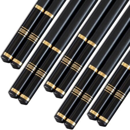 5-Pair Fiberglass Reusable Chopsticks