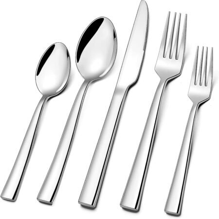 10-Piece Stainless Steel Flatware Set Service for 2