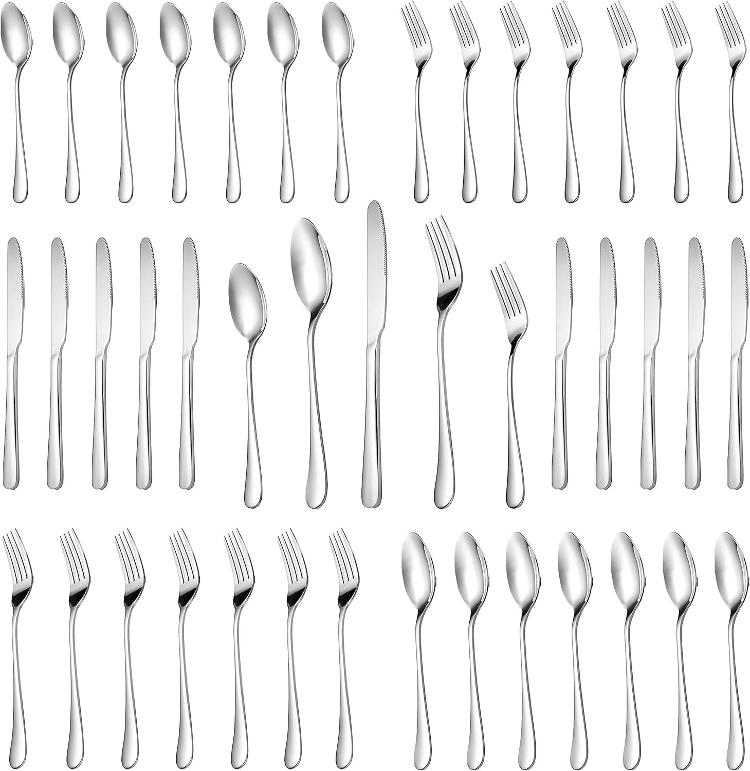 30-Piece Premium Stainless Steel Flatware Set