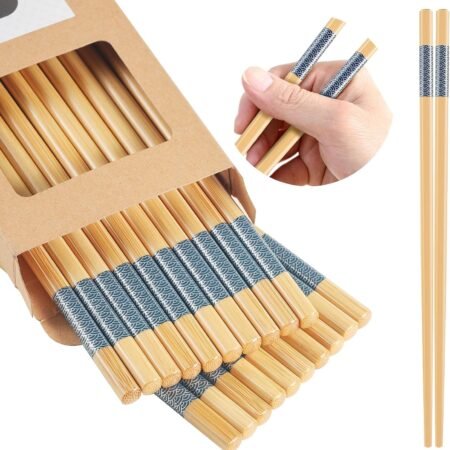10-Pair Bamboo Reusable Chopsticks